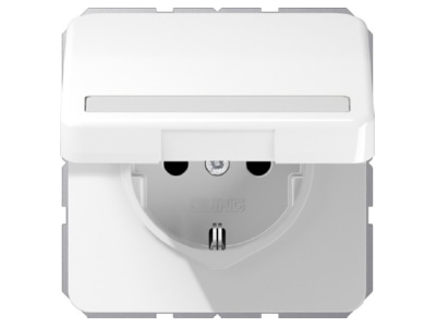 Produktbild Jung CD 1520 BFNAKL WW SCHUKO Steckdose 16A 250V Klappdeckel