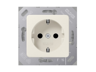 Produktbild Jung CD 5120 BF SCHUKO Steckdose 16A 250V 50x50mm Klappdeckel