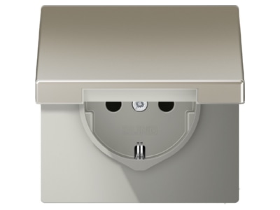 Produktbild Jung ES 1520 KIKL SCHUKO Steckdose 16A 250V Klappdeckel