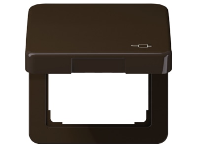 Product image Jung CD 590 KL SOC BR Frame 1 gang brown
