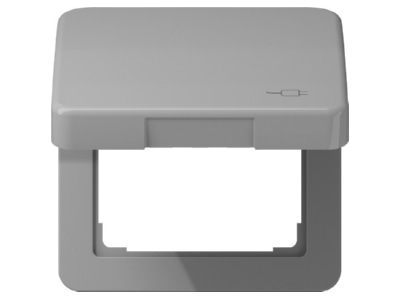 Product image Jung CD 590 KL SOC GR Frame 1 gang grey
