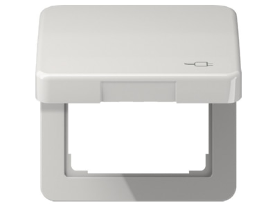 Product image Jung CD 590 KL SOC LG Frame 1 gang grey
