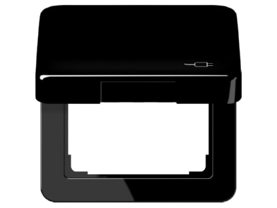 Product image Jung CD 590 KL SOC SW Frame 1 gang black
