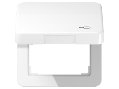 Product image Jung CD 590 KL SOC WW Frame 1 gang white
