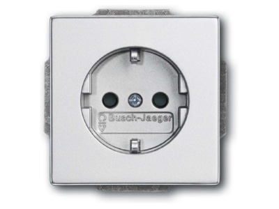 Product image Busch Jaeger 20 EUCRB 83 Socket outlet  receptacle  aluminium
