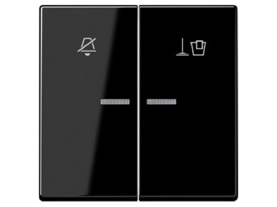 Product image Jung A RU KO5 M SW Cover plate for switch push button black
