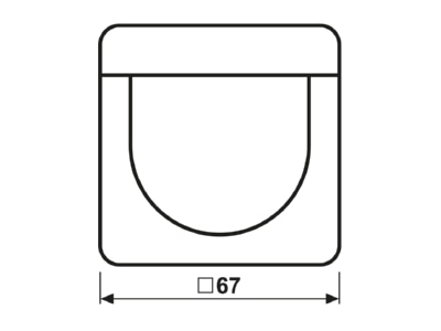 Mazeichnung Jung CD 17280 WW Automatik Schalter Standard