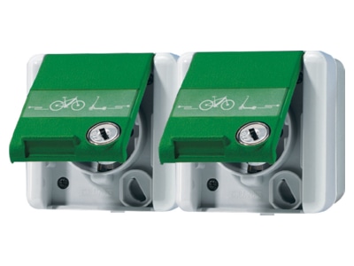 Product image Jung 8220 GN NAWSLEB Socket outlet  receptacle 
