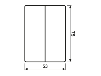 Ma�zeichnung Jung 805 NT Wippe fuer Taster