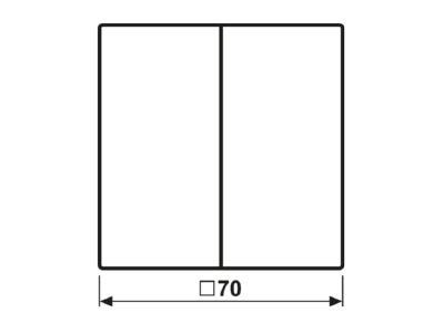 Ma�zeichnung Jung LC 995 P262 Wippe 2fach m  Pfeilsymb 