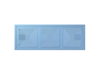 Produktbild Jung LCZ 983 BF256 Rahmen 3 fach bleu ceruleen 59