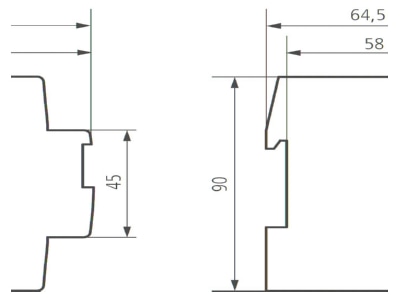 Mazeichnung Theben 9070397 USB Schnittstelle