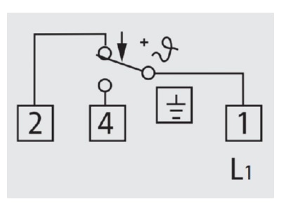 Circuit diagram Eberle AT 60 E Contact thermostat