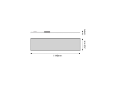 Ma�zeichnung Ledvance BIO HCLPL1200S40TWD  LED Panel HCL  TW  DALI
