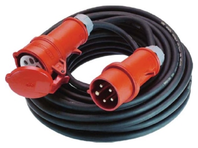 Detailed view Bachmann 348 172 Power cord extension cord 5x6mm  25m