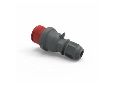 Product image detailed view Bals 225 CEE plug 16A 5p 6h 400 V  50 60 Hz  red
