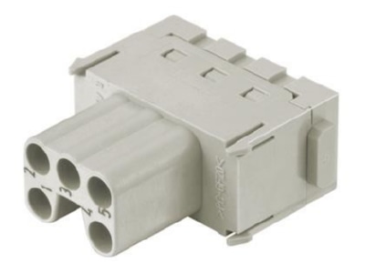 Product image 1 Harting 09 14 005 2716 Socket insert for connector 5p
