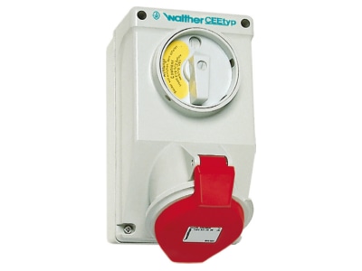 Product image 1 Walther AT110 Switched   fused CEE socket 16A 5 pole
