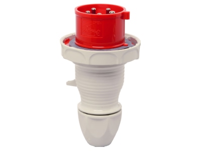 Product image 1 Walther 219 CEE plug 16A 5p 6h 400 V  50 60 Hz  red
