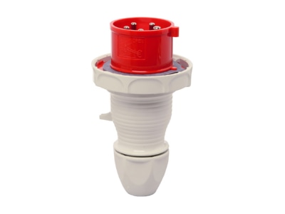 Product image 2 Walther 219 CEE plug 16A 5p 6h 400 V  50 60 Hz  red

