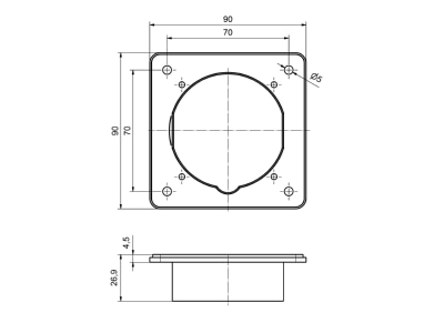 Product image 2 Bals 181 Accessory for CEE connector

