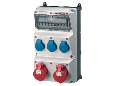 Product image Mennekes 930003 CEE Socket combination wall mount IP44
