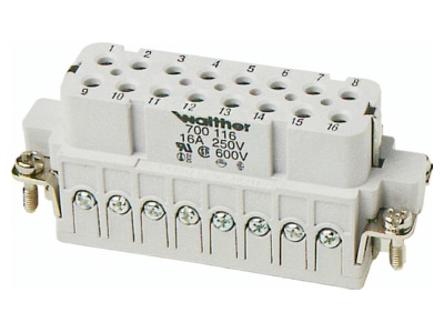 Produktbild 3 Walther 700116 Buchseneinsatz A16 0 5 2 5qmm 20 14AWG