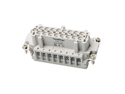 Produktbild 1 Walther 730103 Buchseneinsatz BV3 Schraubanschluss