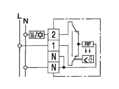 Schaltbild Eberle RTR E 6731 Raumtemperaturregler
