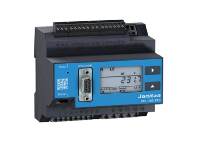 Product image view on the right 1 Janitza UMG 605 PRO50 110VAC Power quality analyser digital
