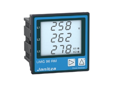 Product image view on the right 1 Janitza UMG 96RM P  5222065 Power quality analyser digital UMG 96RM P 5222065
