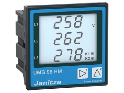 Product image view on the right 1 Janitza UMG 96RM PN  5222090 Multifunction measuring instrument UMG 96RM PN 5222090
