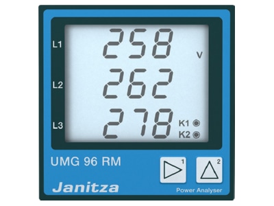 Product image front 1 Janitza UMG 96RM PN  5222091 Built in multifunction meter UMG 96RM PN 5222091

