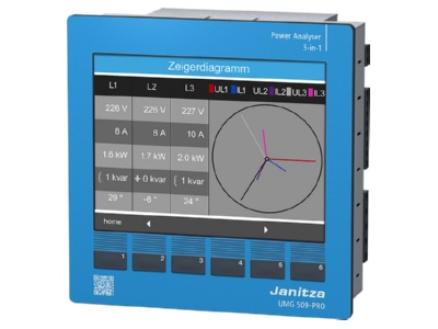 Product image view left 1 Janitza UMG 509  5226001 Multifunction measuring instrument UMG 509 5226001
