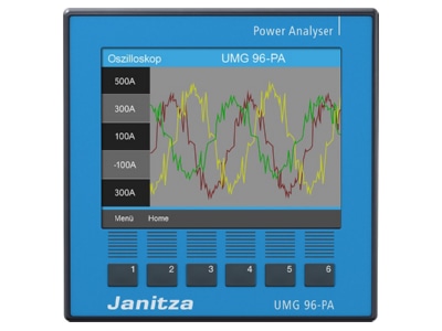 Product image front 1 Janitza UMG96 PA90 277V Multifunction measuring instrument
