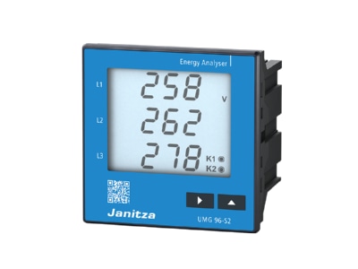 Product image view left 2 Janitza UMG 96 S2 Power quality analyser digital
