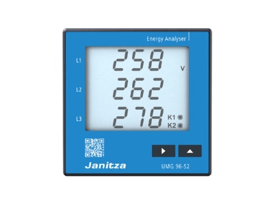 Product image front 2 Janitza UMG 96 S2 Power quality analyser digital
