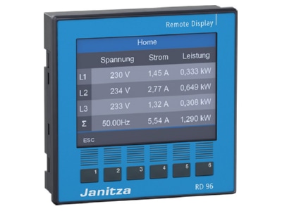 Produktbild 2 Janitza 5231212 RD 96 abgesetztes Display fuer UMG 801