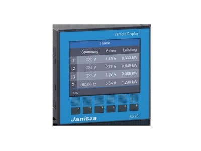 Produktbild 3 Janitza 5231212 RD 96 abgesetztes Display fuer UMG 801
