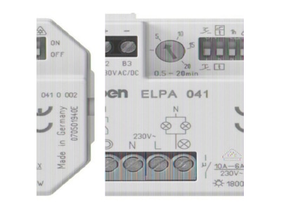 Produktbild Theben ELPA 041 UP Treppenlicht Zeitschalter UP mit 12 Funktionen