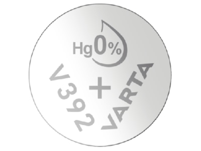 Back view Varta V 392 Bli 1 Battery Button cell 40mAh 1 55V
