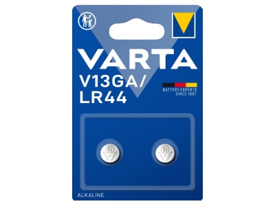 Product image 1 Varta V 13 GA Bli 2 Battery Button cell 125mAh 1 5V
