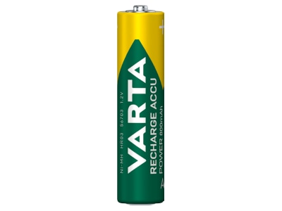 Back view Varta 56703 Bli 2 Rechargeable battery Micro 800mAh 1 2V
