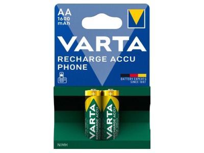 Product image 1 Varta 58399 Bli 2 Battery for telephone 1600mAh
