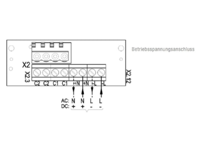 Anschlussbild 2 Pfannenberg PA 5 10 57DC Schallgeber