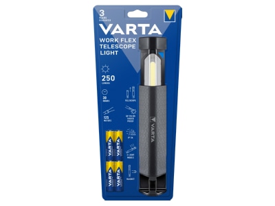 Product image Varta 18646 Flashlight 208mm black
