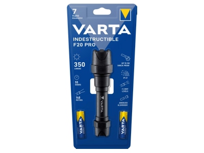Product image Varta IndestructibleF20Pro Flashlight 167mm black
