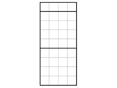 Product image Siedle KR 611 9 4 0 A W Mounting frame for door station 36 unit
