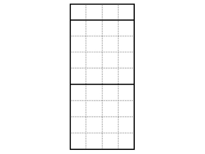 Detailansicht Siedle KR 611 9 4 0 A W Kombirahmen ws