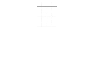 Product image 2 Siedle BG SR 611 4 5 0 W Intercom pole column 4 fold white